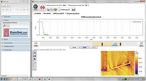 



9
 Spezielle Auswertungsprogramme ermöglichen auch bei sehr kleinen Temperaturdifferenzen eine sichere Leckagenerkennung. 
