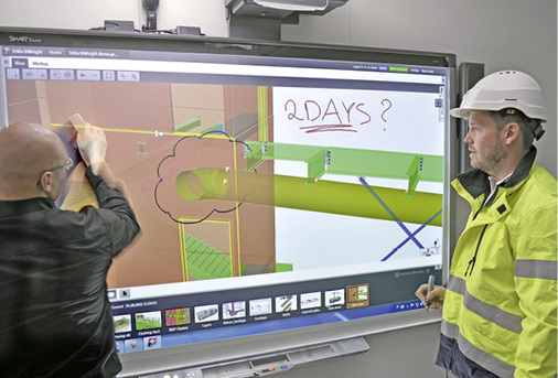 



2
 BIM-Viewer und Modell-Checker ermöglichen unter anderem Projektbesprechungen direkt am 3D-Gebäudemodell. 
