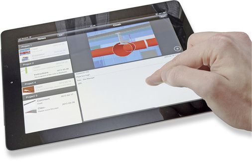 



7
 Bei der Modelldurchsicht entdeckte Fehler und Kollisionen lassen sich markieren und kommentieren. 
