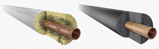 <p>
</p>

<p>
<span class="GVAbbildungszahl">10</span>
 FEF-Dämmstoffe schützen Rohrleitungen vor Kondensation. 
</p> - © Armacell

