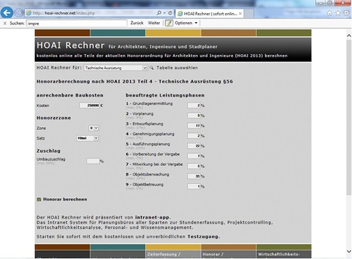 <p>
<span class="GVAbbildungszahl">5</span>
 Kostenlose Online-Rechner berücksichtigen teilweise auch Zuschläge, besondere Leistungen oder Nebenkosten. 
</p>

<p>
</p> - © Markus Vilsmaier

