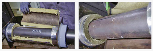 
6
 Demontage der Probekörper nach dem Test. 



