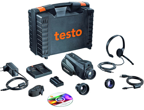 



9
 Zum Kamera-Lieferumfang sollten ein Netzteil, eine Ladestation, ein Netz- und USB-Kabel, ein stabiler Transportkoffer, eine Auswertungs-Software sowie gegebenenfalls weiteres Zubehör gehören. 
