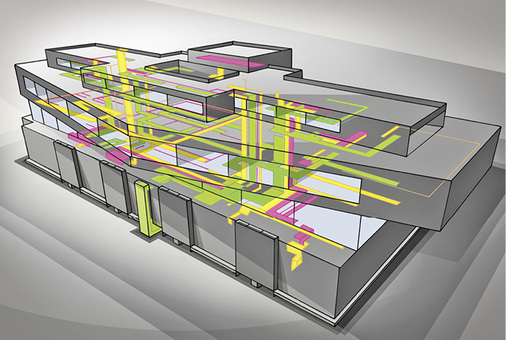 <p>
</p>

<p>
<span class="GVAbbildungszahl">4</span>
 Die Gebäudetechnik wird wichtigster Strukturgeber in der Planungsphase eines Objektes. Sind die zentralen Fragen dazu geklärt, sind auch die meisten anderen Projektfragen geklärt, wird aktuell am Beispiel der neuen Viega World gewissermaßen exemplarisch dokumentiert.
</p> - © Viega

