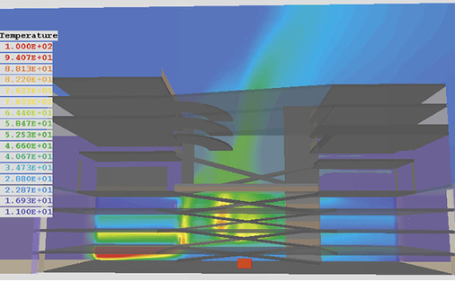 <p>
</p>

<p>
<span class="GVAbbildungszahl">3</span>
  Brandschutzkonzepte von Bauwerken besonderer Art und Nutzung lassen sich mit CFD-Simulationen einfacher nachweisen. 
</p> - © Coolplug B.V.

