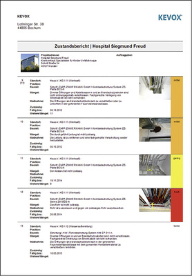 <p>
</p>

<p>
<span class="GVAbbildungszahl">7</span>
 … und als automatisch erstellter PDF-Bericht über E-Mail-Verteiler an alle Beteiligten versenden. 
</p> - © KEVOX

