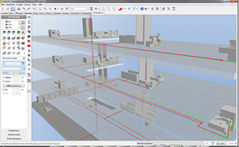 <p>
</p>

<p>
<span class="GVAbbildungszahl">3</span>
 Rohrnetzplanung in 3D mit ETU-Planer. Alle SHK-Gewerke in einem Programmpaket. 
</p> - © Hottgenroth

