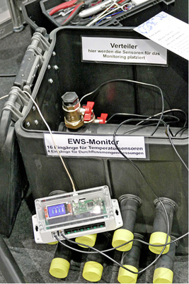 



5
 Die meisten Hersteller von Wärmepumpen lehnen das permanente Monitoring einer Wärmepumpen-Anlage ab. Das Bohrunternehmen Burkhardt und der Geologe André Voutta haben deshalb ein nachrüstbares preisgünstiges Monitoring-Gerät mit Fernzugriff entwickelt. 
