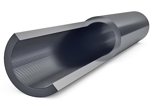 



7
 Erst ab Bohrtiefen von 200 m und mehr lohnt sich das Erdwärmesondenrohr von Jansen mit „Shark“-Innenoberfläche. Der Vorteil: Weniger Pumpenstrom und bessere Wärmeübertragung. 
