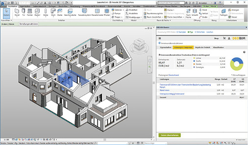 <p>
</p>

<p>
<span class="GVAbbildungszahl">8</span>
 Werden Bauteile bereits in der CAD-/BIM-Software beschrieben, lassen sich daraus VOB-konforme produktneutrale Leistungsbeschreibungen und Kosten generieren. 
</p> - © Dr. Schiller & Partner

