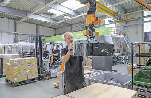 



5
 Produktion der Tesvolt-Batteriespeichersysteme in der Lutherstadt Wittenberg.
