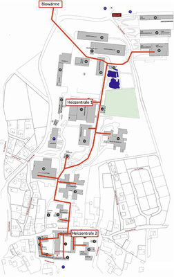 
2
 Übersichtsplan des Wärmenetzes. 



