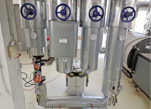 



3
 Belimo-Energieventil an einer der indirekten Nahwärmeübergabestationen. 
