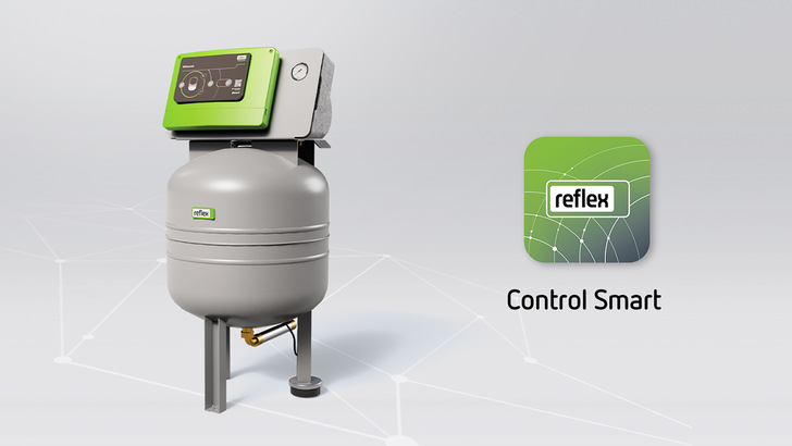 Platzwunder auf kleinstem Raum: Kompressorgesteuerte Druckhaltestation Reflexomat XS.