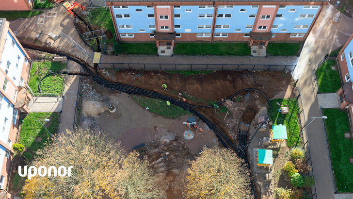 Wie Nahwärmenetze erfolgreich geplant und umgesetzt werden können, zeigt das neu entstandene Quartier auf dem ehemaligen Prix-Gelände: Die Effizienz der Kraft-Wärme- Kopplung wird genutzt, um alle neuen Wohneinheiten mit Wärme und Strom zu versorgen