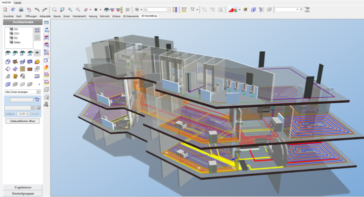 ETU-Planer: Das HKLS-Komplettwerkzeug für Planung und Ausführung. - © Hottgenroth Software AG