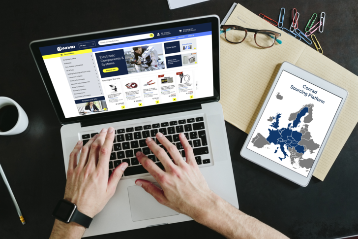 Aus einer Hand: Die Conrad Sourcing Platform ermöglicht reibungslose Beschaffung für alle, die technischen Bedarf haben.