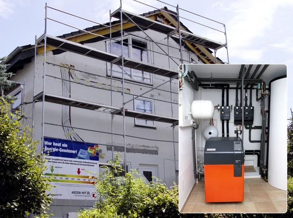 Teilnehmendes Gebäude der Aktion Energie-Gewinner. - IWO