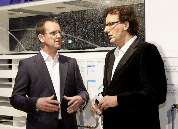 Dieter Hellekes, Christoph Brüske. - Viega - © Viega
Dieter Hellekes, Christoph Brüske. - Viega - © Viega