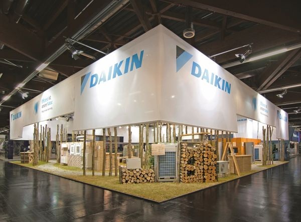 Mit einem nachhaltigen Messestand begeisterte Daikin die Besucher der Chillventa 2010. - Daikin