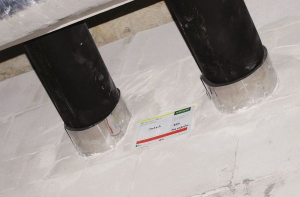 Durch eine besondere Zulassung konnten Walraven-Brandschutzmanschette bei dem Bau der Arena eingesetzt werden. - © Walraven
 Durch eine besondere Zulassung konnten Walraven-Brandschutzmanschette bei dem Bau der Arena eingesetzt werden. - Walraven