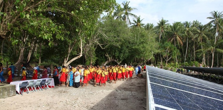 Am 30. Oktober 2012 wurde die Anlage mit einer feierlichen Zeremonie in Betrieb genommen. - SMA / Alexander Kaemmerer