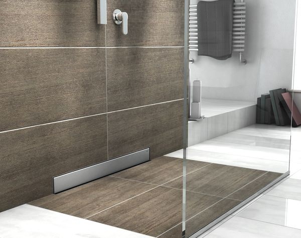 Tersowall-Duschrinne zur Wandmontage. - © Mepa
 Tersowall-Duschrinne zur Wandmontage. - Mepa