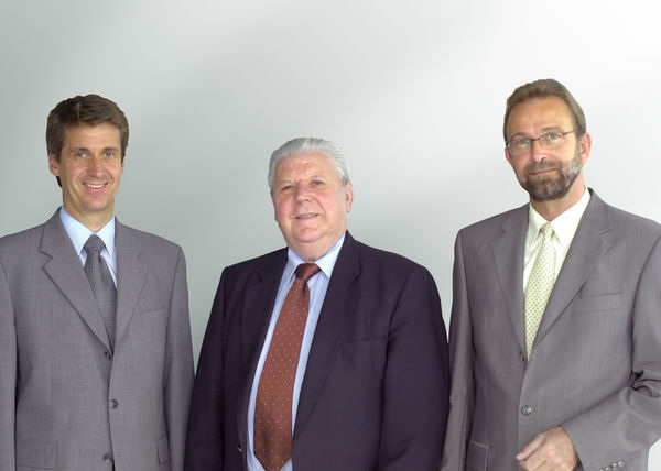 Mepa-Führungskreis: Reiner Pauli, Willi Pauli, Reinhard Menden. - Mepa - © Mepa
