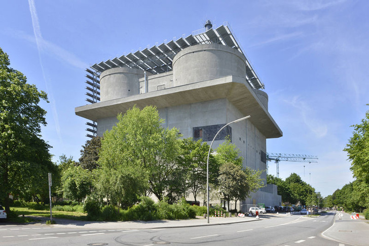 Hamburger Energiebunker. - SBC