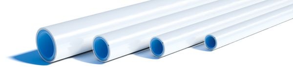 Mehrschichtverbundrohr Uni Pipe Plus mit einer nahtlos extrudierten Aluminiumschicht. - Uponor