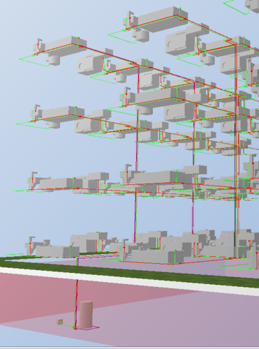 3D-Ansicht eines ganzen Projekts. - Hottgenroth/ETU