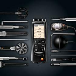 Multifunktionsmessgerät testo 480 für normkonforme Klimamessungen. - Testo