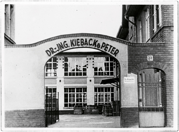 Kieback&Peter-Werk in Berlin-Neukölln um 1940. - Kieback&Peter