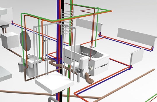  Wird es komplexer, machen 3D-Visualisierungen die räumlichen Zusammenhänge deutlich, schaffen Klarheit und beugen Missverständnissen vor. - © Data Design System