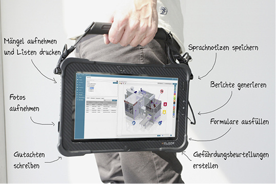 Mobile Dokumentationslösungen bieten viele Vorteile, sie sollten aber robust und einfach bedienbar sein.
