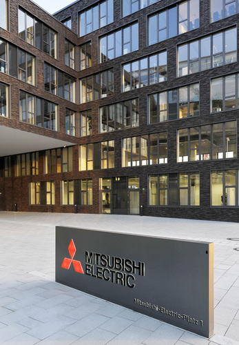 Mitsubishi-Electric-Firmengebäude in Ratingen. - Mitsubishi Electric