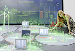 

Abb. 1

Heute sind Gebäude in erster Linie Energieverbraucher. Künftig werden sie immer mehr zum Energieerzeuger und sollen über das Smart Grid auch zum Lastmanagement beitragen. 

 - Bild: Messe Frankfurt / Pietro Sutera