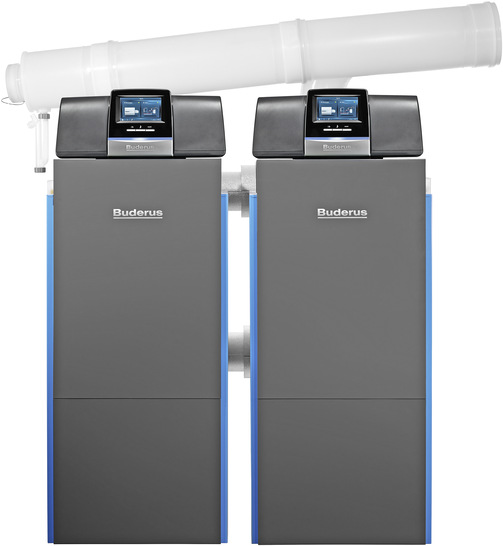 Buderus: Systemlösung mit Gas-Brennwertkessel Logano plus KB372.