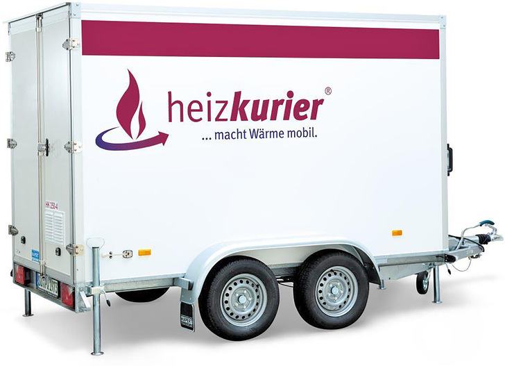 heizkurier: Mobile WZ-Heizanlage. - © Bild: heizkurier
