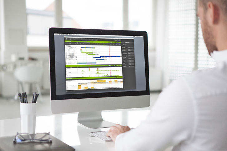 1 Software für die Ressourcenplanung ­verspricht einen optimalen Ressourceneinsatz und reibungslosere Abläufe in Planungsbüros.