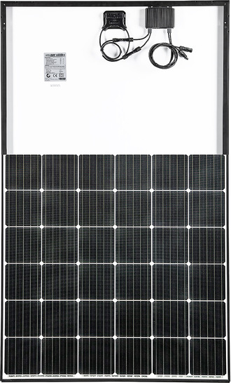 SolarEdge: Smart Modul (Rück- und Vorderseite). - © Bild: SolarEdge
