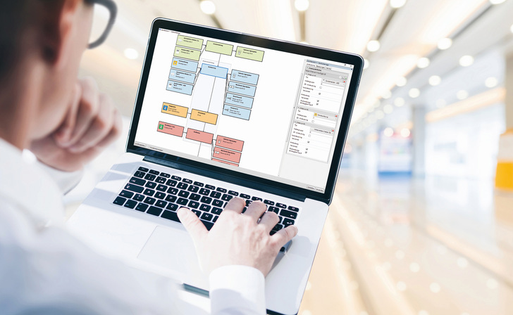 Hekatron: Mit dem Löschassistenten können Löschanlagen 
übersichtlich programmiert werden. - © Bild: Hekatron
 Hekatron: Mit dem Löschassistenten können Löschanlagen 
übersichtlich programmiert werden.