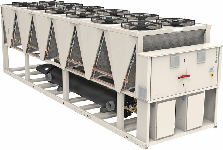 Clivet: WDAT-iZ4-Kaltwassersatz. - © Bild: Clivet
 Clivet: WDAT-iZ4-Kaltwassersatz.