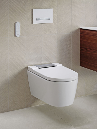 Geberit: AquaClean Sela. - © Bild: Geberit
 Geberit: AquaClean Sela.