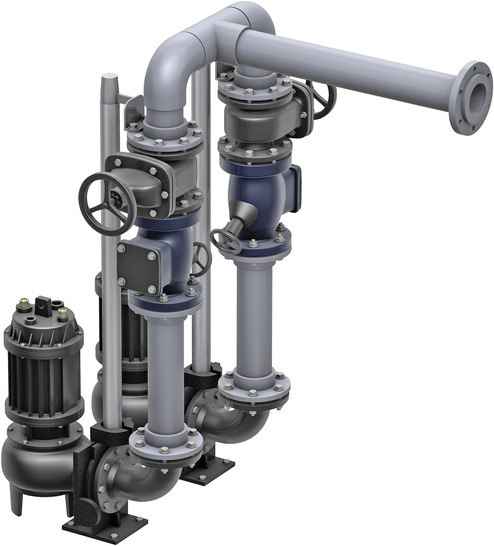 ACO Haustechnik: Powerlift duo DN 100.