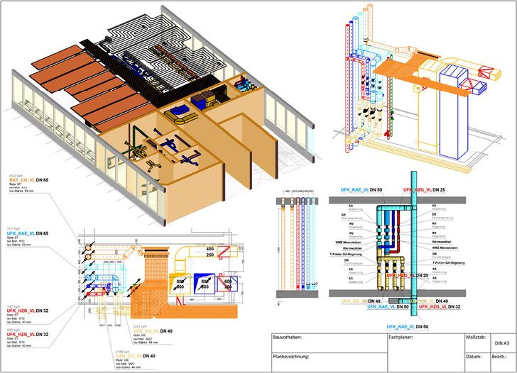 mh-software: Mit SyLT geplante TGA. - © Bild: mh-software
 mh-software: Mit SyLT geplante TGA.
