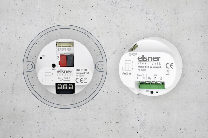 Elsner: KNX-compact-Aktoren. - © Bild: Elsner Elektronik
 Elsner: KNX-compact-Aktoren.