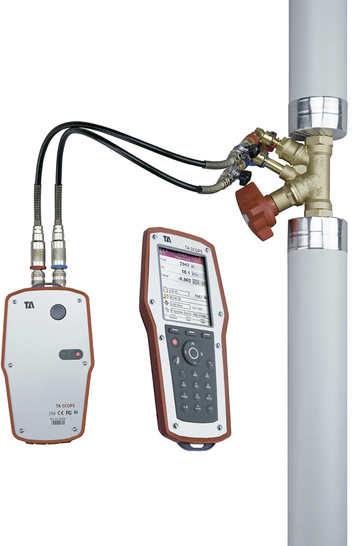 IMI Hydronic Engineering: Mess- und Einreguliercomputer TA-Scope. - © Bild: IMI Hydronic Engineering
