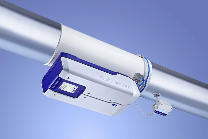Bild 1:  Mit einem Luftenergiezähler können jetzt erstmals die Betriebskosten zentraler RLT-Anlagen einzelnen Zonen verbrauchsgerecht und eichfähig zugeordnet und abgerechnet werden.