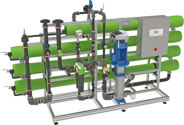 Grünbeck: Umkehrosmoseanlage osmoliQ.